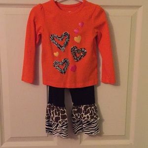 J. Khaki kids 2T 2 piece set